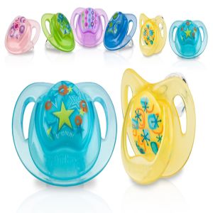 Nuby Orthodontic Pacifier 2 Pack 0-6M Small 