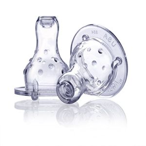 Nuby 6Pk Standard Neck No Spill Nipples 0M+ 