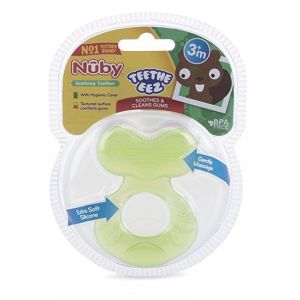 Nuby Teethe Ez (Fish-Shaped) Soothing Teether W/Hygienic Case