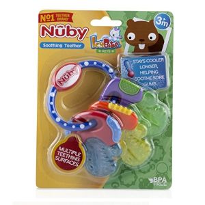 Nuby Ice Gel Teether Keys On Ring