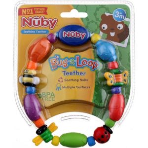 Nuby Bug-A-Loop Teether Beads