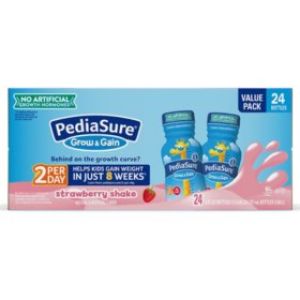 24 Pack - Pediasure Strawberry Shake 8 Oz (Bottle)