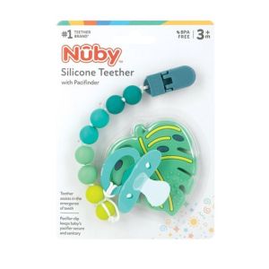 Nuby Silicone Pacifinder with Teether