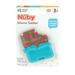 Nuby Chocolate Bar Silicone Teether