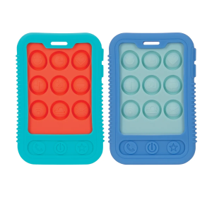 Nuby Giga Bites Cell Phone Popper Teether, Assorted