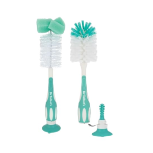 Dr Talbot’s Bottle And Nipple Brush 2 Pack - Aqua